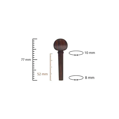 Cravelha para viola Rosewood modelo suiço LM (jogo)