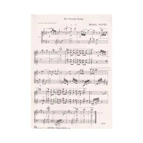 Em Poucas Notas... para piano