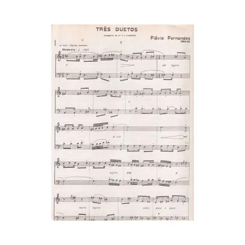 Tres Duetos para trompete e trombone