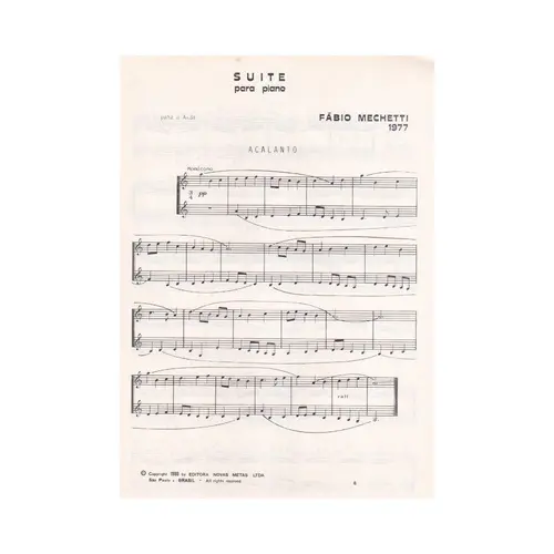 Suite Para Piano