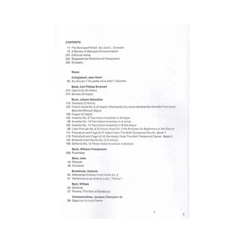 The Baroque Period - An Anthology