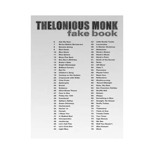Thelonius Monk - Fake Book