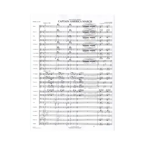 Captain America March - Score + Parts