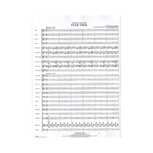 Symphonic Suite From Star Trek  (Regente+Partes)
