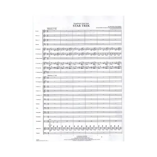 Symphonic Suite From Star Trek  (Regente+Partes)