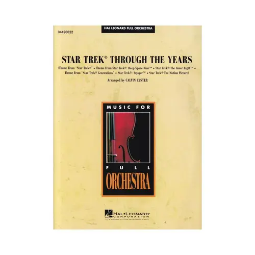 Star Trek Through The Years - Full Orchestra (Regente+Partes)