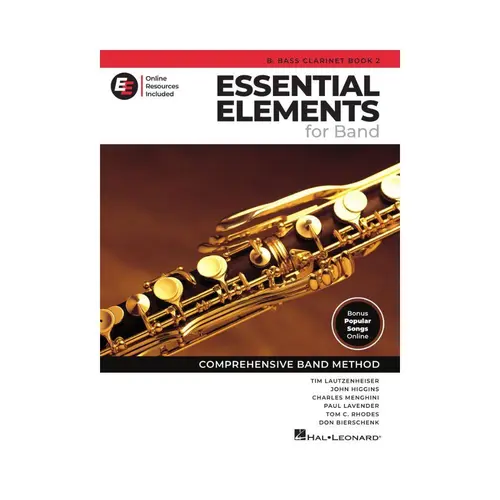 Essential Elements for Band – Bb Bass Clarinet Book 2 with EEi