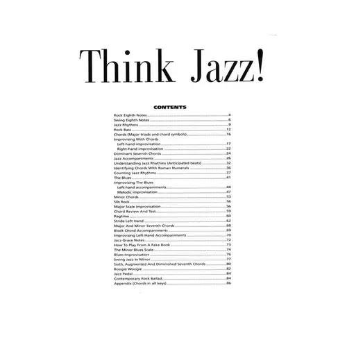 Think Jazz-A Jazz Piano Method
