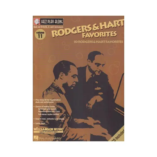Rodgers And Hart - Jazz Play Along Vol.11