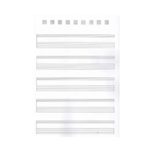 Guitar Manuscript Paper - Recorder Versions Guitar