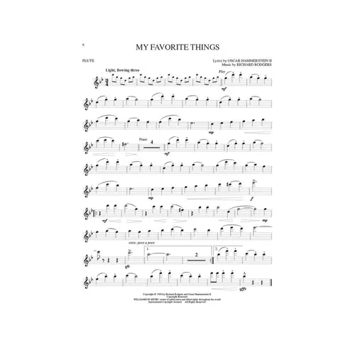 Sound Of The Music - Instrumental Solos For Flute
