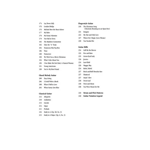 The Definitive Guitar Songbook