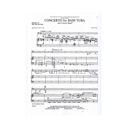 Concerto For Bass Tuba