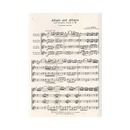 Adagio And Allegro From Concerto Grosso