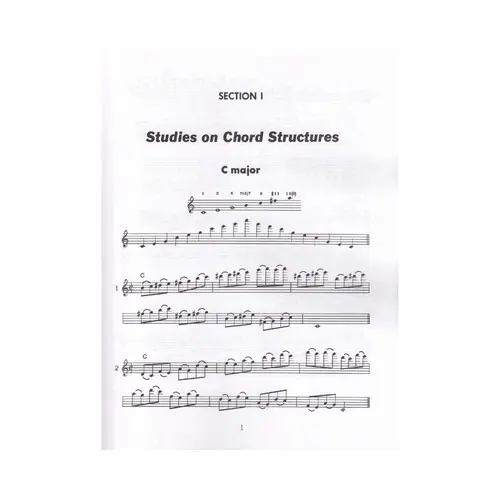 Technique Of The Flute-Chord Studies