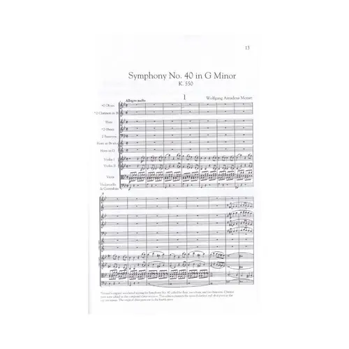 Symphony N.40/41 (Kv 550/551)-Study Score
