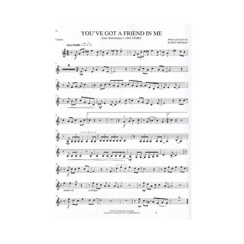 Disney Movie Magic - Clarinet