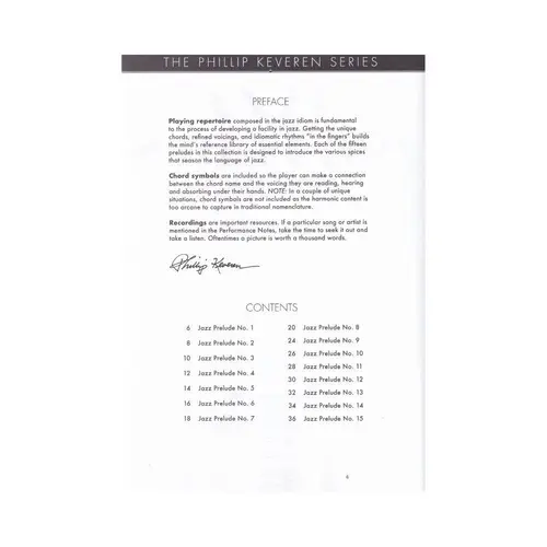 Jazz Preludes for Piano