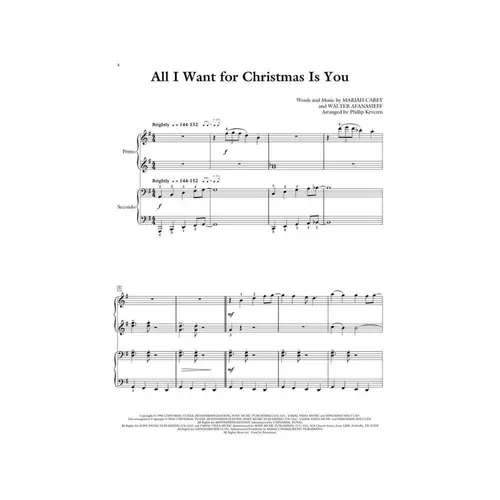 Popular Christmas Duets - 8 Delightful Arrangements for Piano Duet