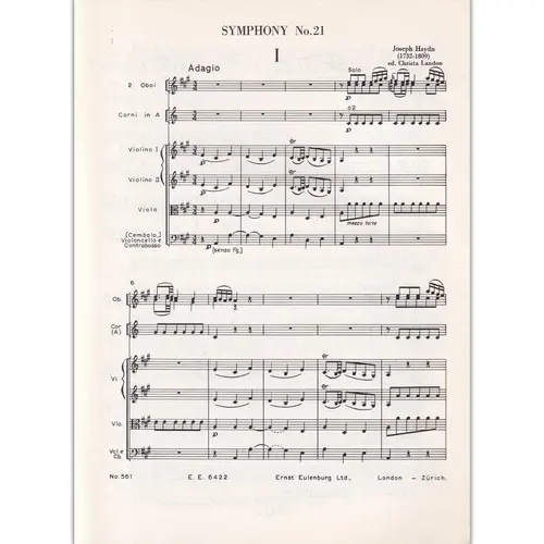 Symphony N.21 A Major