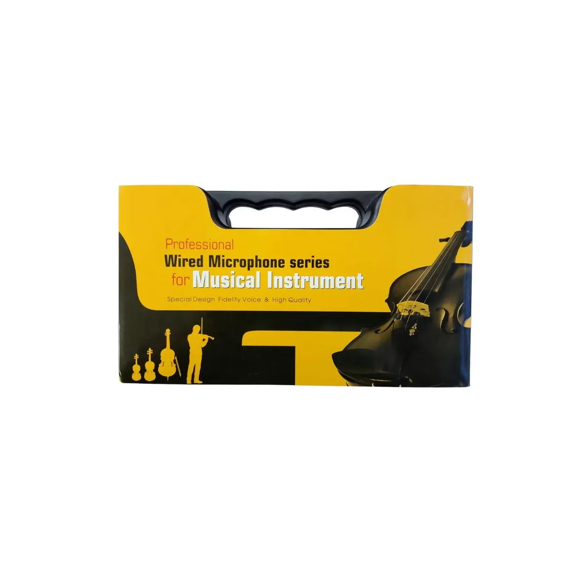 Microfone para violino e instr. de sopro Custom Sound CSMS V1+cabo e adpatador