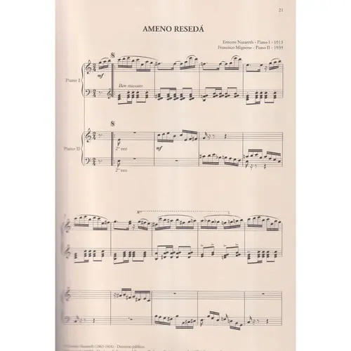 Peças para 2 Pianos - Vol.1