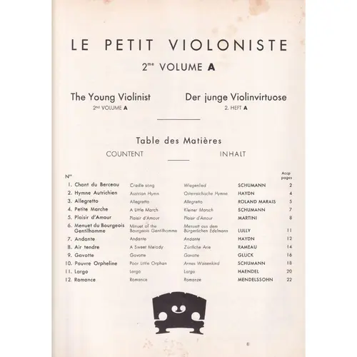 Le Petit Violoniste