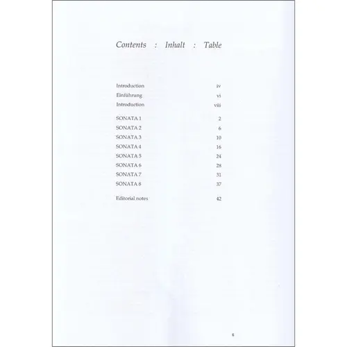 8 Keyboard Sonatas