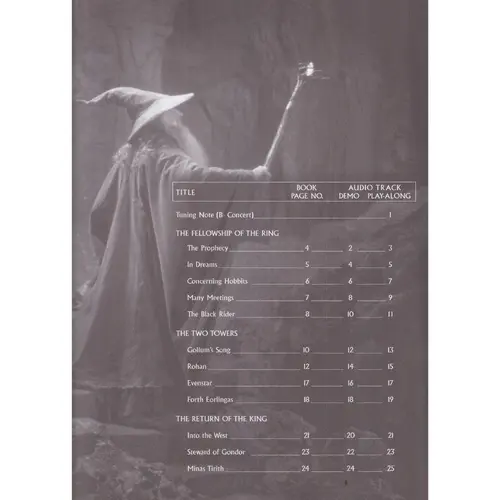 The Lord of the Rings Instrumental Solos: Alto Sax Book & Online Audio