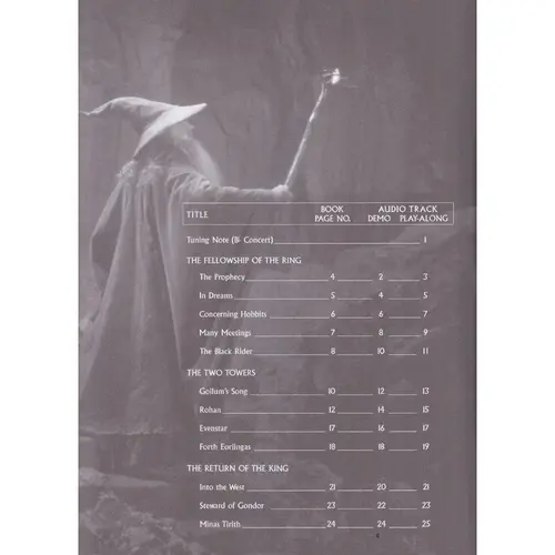 The Lord of the Rings Instrumental Solos: Clarinet Book & Online Audio/Software