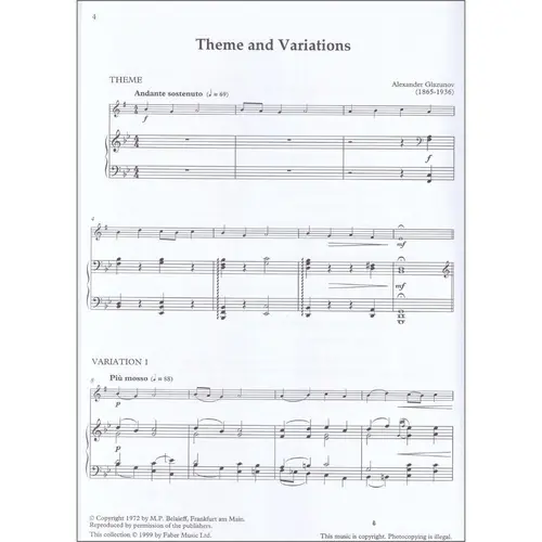 First Repertoire For Alto Saxophone