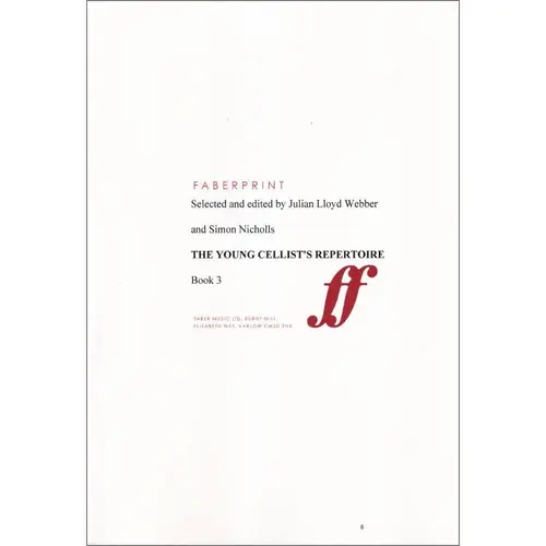 The Young Cellist´S Repertoire - Vol.3