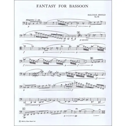 Fantasy For Bassoon