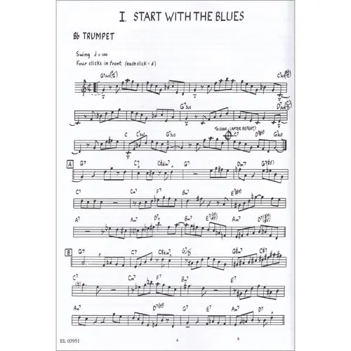 14 Jazz And Funk Etudes-Bb Trumpet
