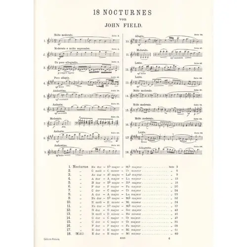 Nocturnes for Piano