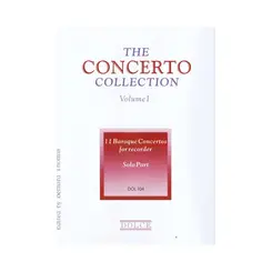 The Concerto collection vol.1 - 11 baroque concertos for recorder - solo part