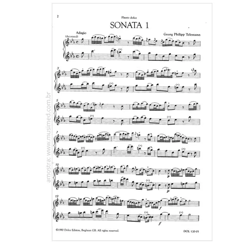 Sonate metodiche for alto recorder and continuo (5 volumes)