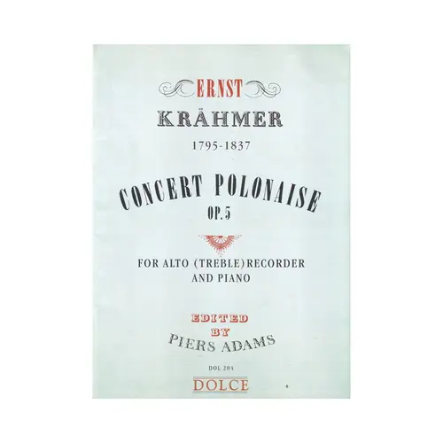Concert polonaise Op.5 for alto treble recorder and piano