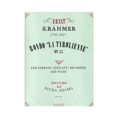 Rondo "La tyrolienne" Op.35 for soprano (descant) recorder and piano