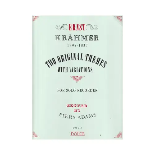 Two original themes with variations for solo recorder