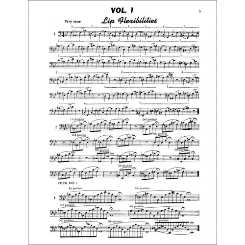 Advanced Lip Flexibilities for Trombone - (Complete Volumes 1-3)