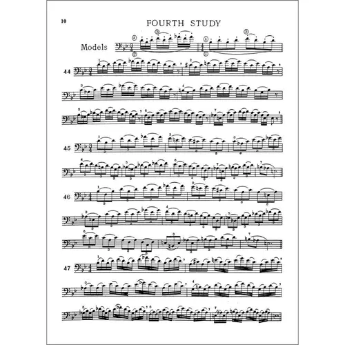100 Original Warm-Ups from the Charles Colin Complete Modern Method for trombone or bass clef baritone