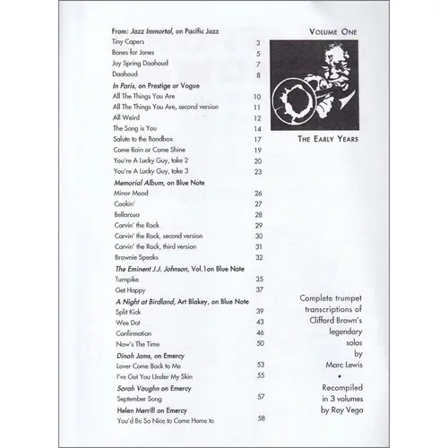 Clifford Brown: The Early Years - The Complete Transcriptions Vol.1
