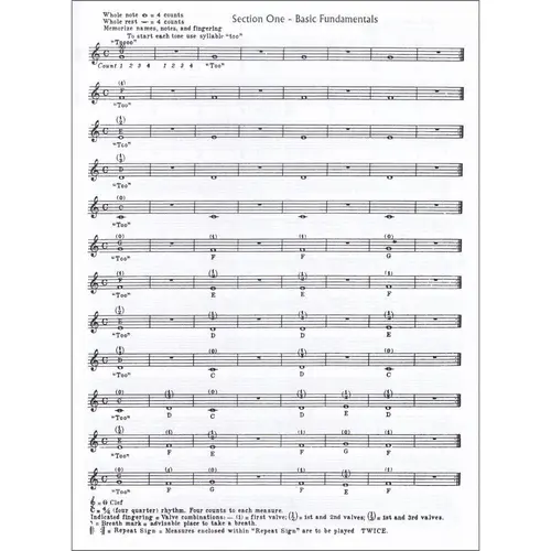 Melodius Fundamentals - Complete Modern Method for Trumpet or Cornet