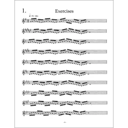 Articulation Studies, Exercises , etudes, duets