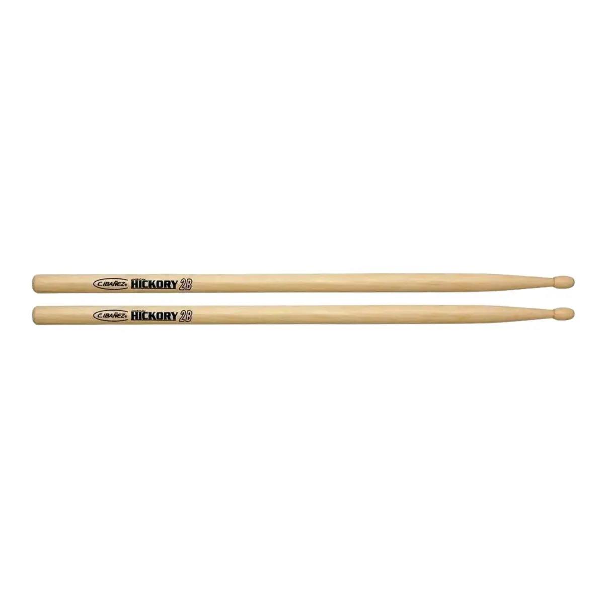 Baqueta 2B ponta madeira Hickory C.Ibanez