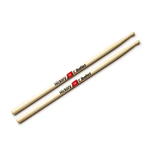Baqueta 5A ponta madeira Hickory C.Ibanez