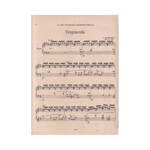 Crepusculo  para piano (Edição Antiga)