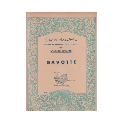 Gavotte  para piano (Edição Antiga)