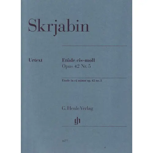 Etude c sharp minor op. 42 n.5